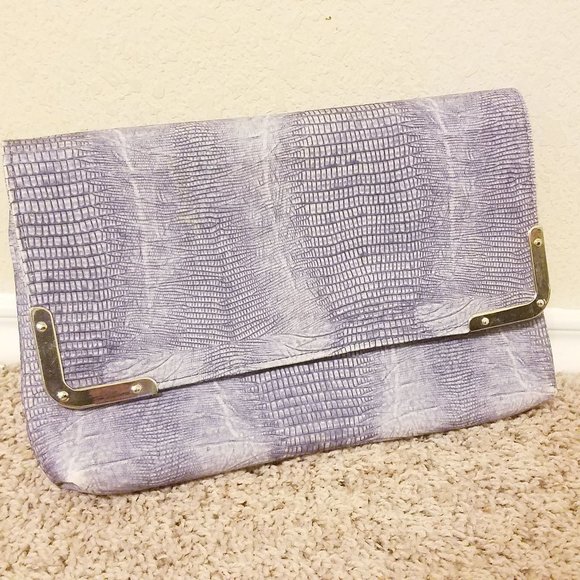 Handbags - Denim Color Clutch